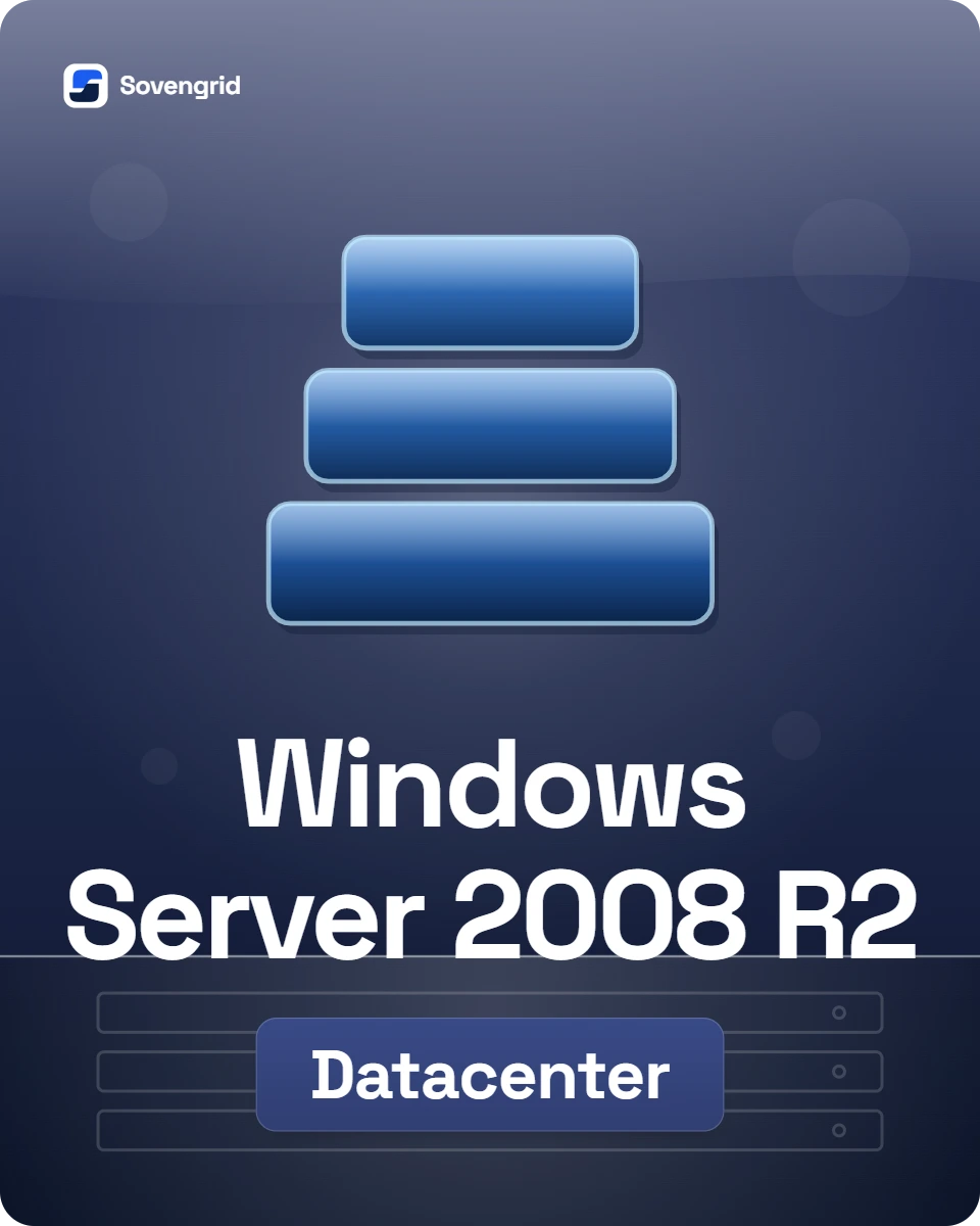 Windows Server 2008 R2 Datacenter — Activación Online · 1 dispositivo